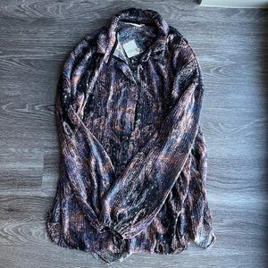 Free People Button Down Top